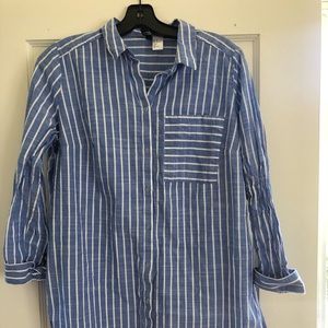 H&M button up tunic size 12